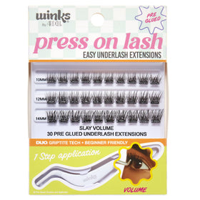 Ardell product packaging front view showing compact, travel-ready lashes