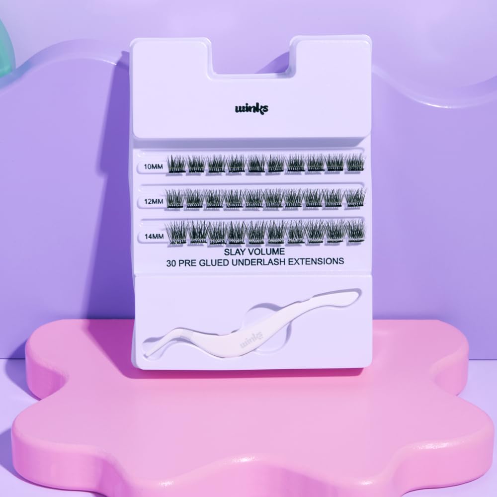 Ardell cluster applied on eye illustrating natural-looking volume benefit