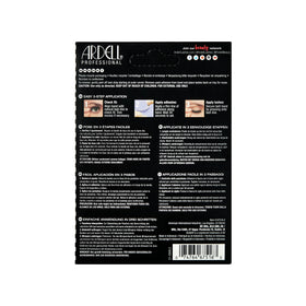 Ardell Wispies close-up of invisible band demonstrating comfortable seamless fit