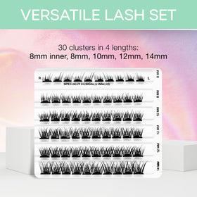 Ardell Wispies Natural application underlash demonstration for quick secure hold