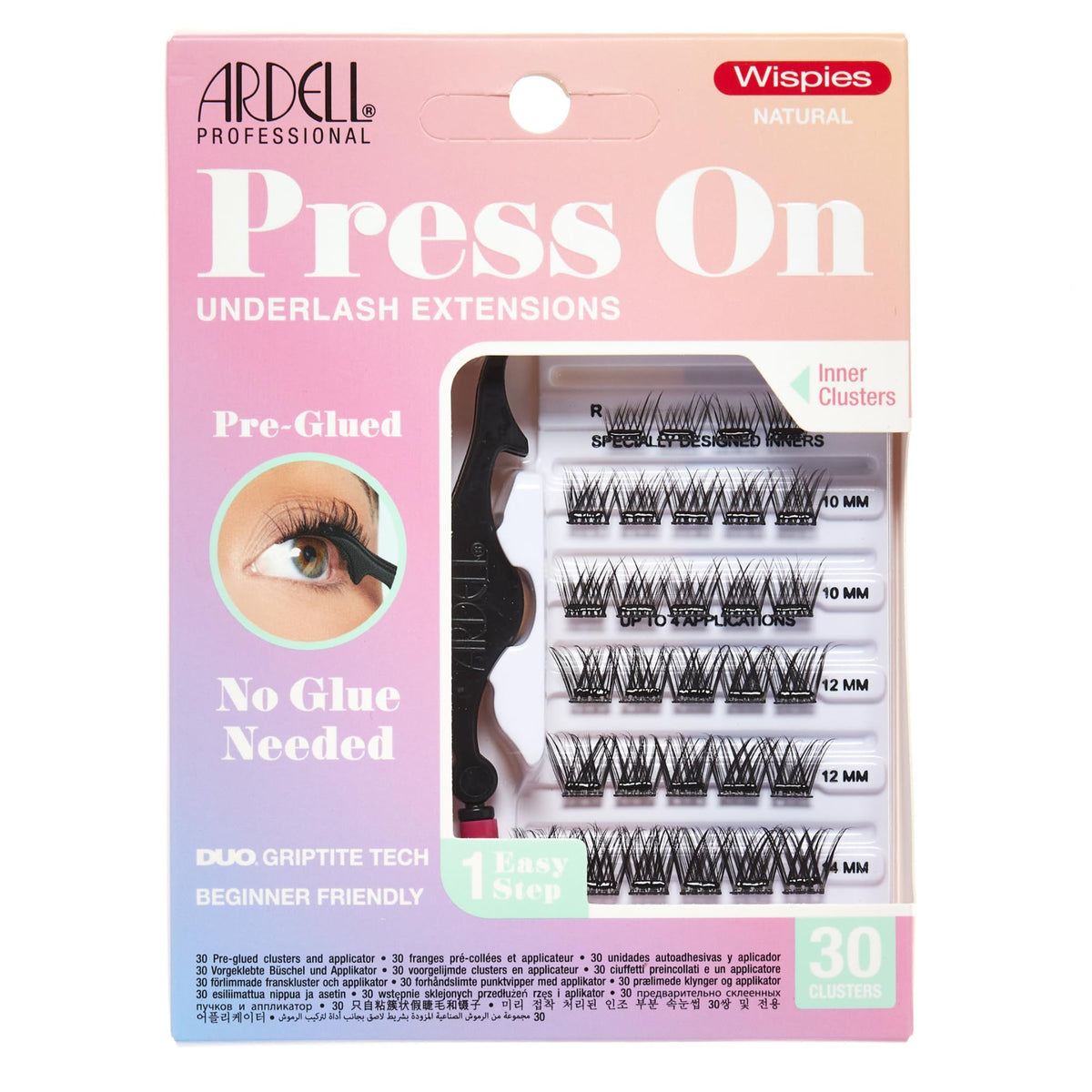 Ardell front packaging showing kit and benefit of ready-to-use lashes