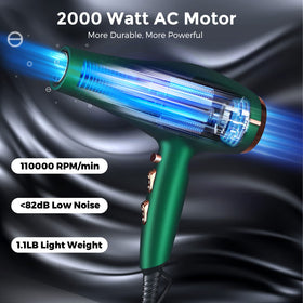 ARDIRO handle close-up showing heat and speed controls for precise styling