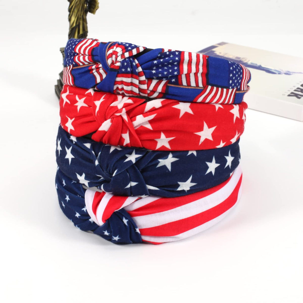 Ardorchid detail of flag print showing clear stars and stripes design