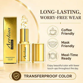 Areliaa label and ingredients detail on tube, emphasizes clear-to-color formulation