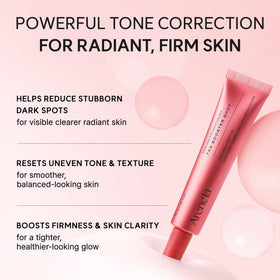 ARENCIA bottle beside ingredient list, emphasizes transparency and formulation benefit