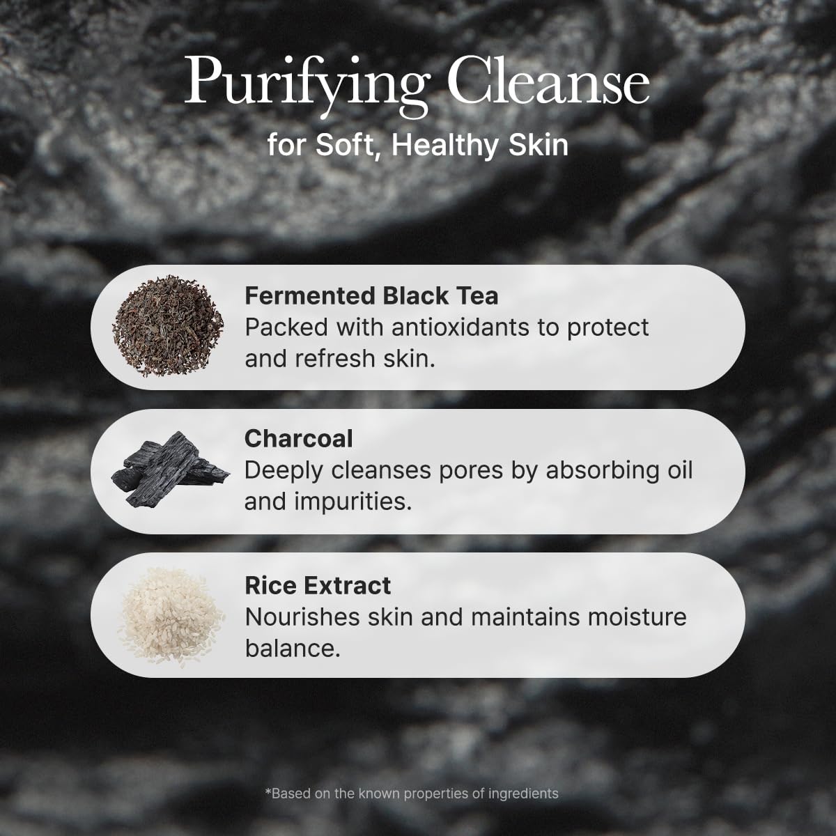 ARENCIA cleanser in hand during use showing controlled application and practical everyday use