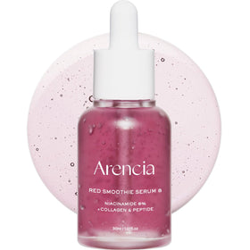 ARENCIA front packaging showing bottle and brand, promotes sleek skincare benefits