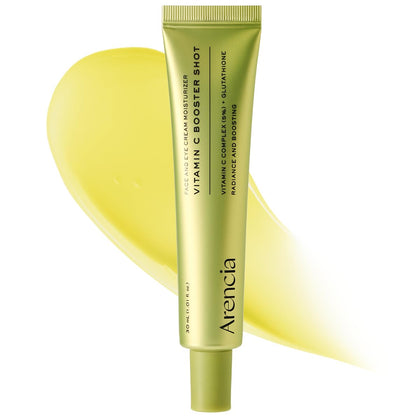 ARENCIA front packaging showing product and brightening benefit