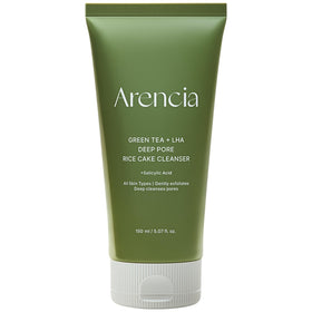 ARENCIA front tube showing product label and deep cleaning benefit