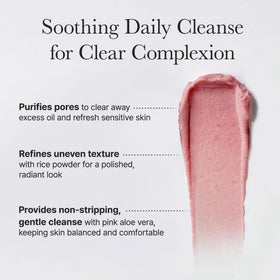 ARENCIA in use during morning wash to reduce excess oil