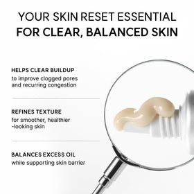ARENCIA ingredients list closeup showing acids and hydrators for balance