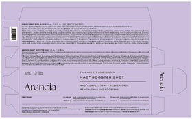 ARENCIA lifestyle on bathroom counter showing daily routine compatibility benefit