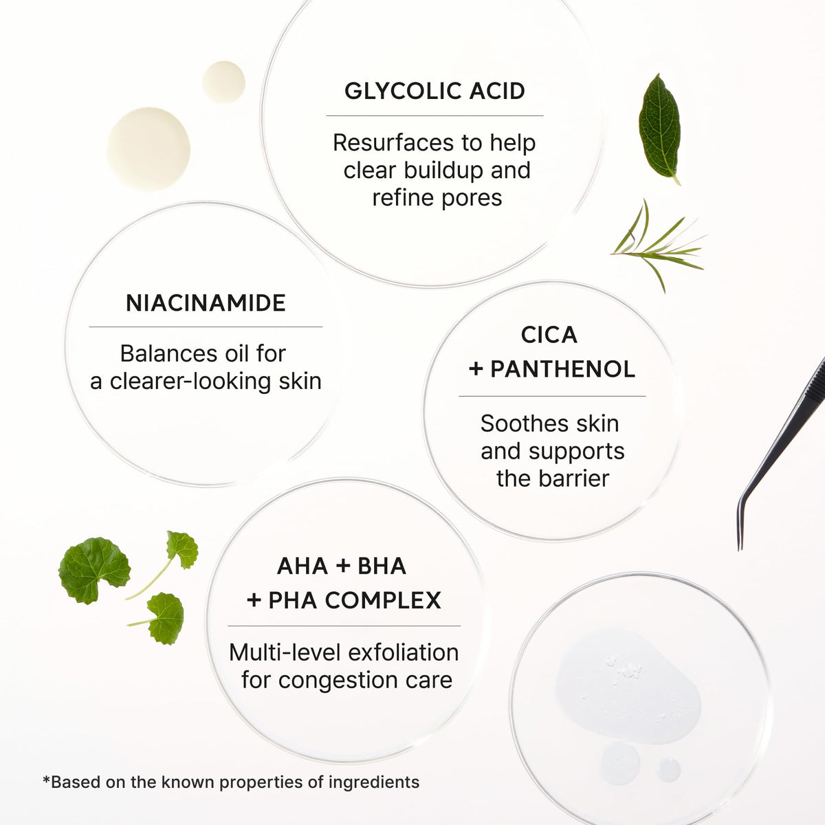 ARENCIA before and after style image showing visible pore refining benefit