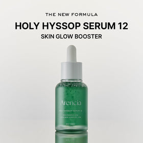 ARENCIA close-up serum drop highlighting smooth texture for even skin finish