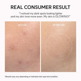 ARENCIA serum layered under makeup, shows compatibility and smooth finish benefit
