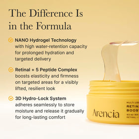 ARENCIA single patch on fingertip demonstrating thin flexible scale and easy placement