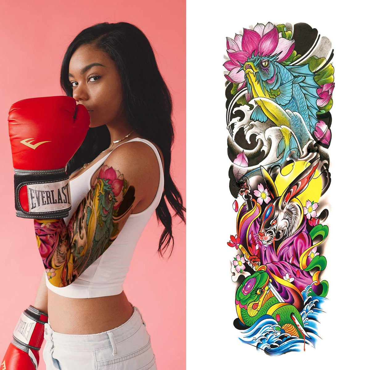 Aresvns lifestyle beach party wear showing bold sleeve tattoo for event-ready style benefit