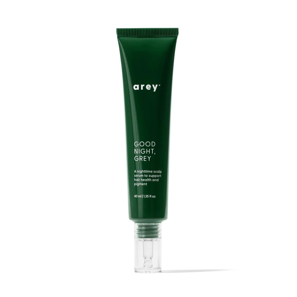 Arey front packaging showing 40ml bottle and brand clarity benefit