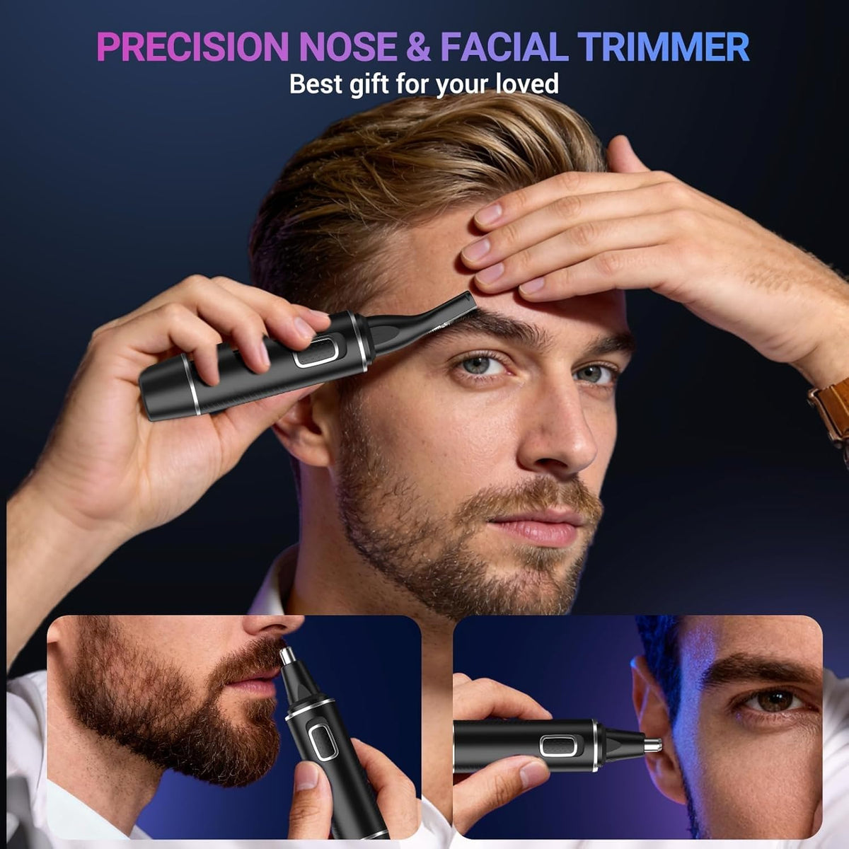 AREYZIN close-up dual-edge blades highlighting precise trimming performance