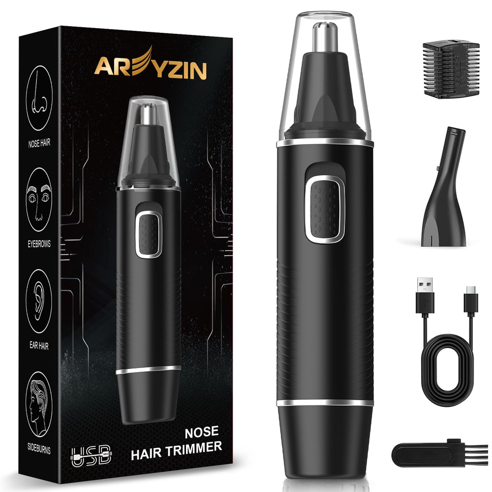 AREYZIN front view showing slim design and one-button control for easy grooming