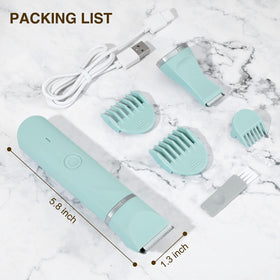AREYZIN packed inside a toiletry bag in travel scene for on-the-go grooming