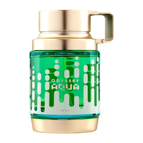 Armaf Odyssey Aqua front bottle showing sleek design and immediate freshness