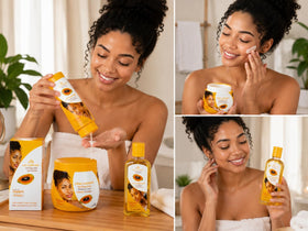 Arikit Paw Paw lifestyle in bathroom setting illustrating ready-to-use travel routine benefits