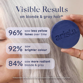 Arista ayurveda shampoo bar lather close-up illustrating silky foam