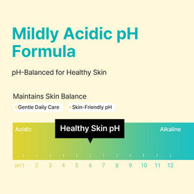 Close-up of Ariul product label listing mild acidic pH and hydrating ingredients