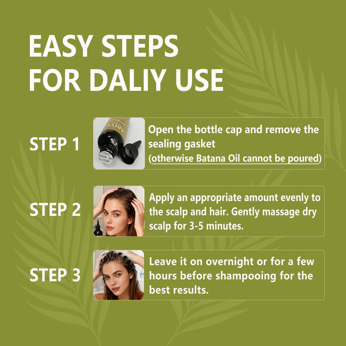 Ariyv oil pouring from bottle demonstrating smooth, easily applied texture