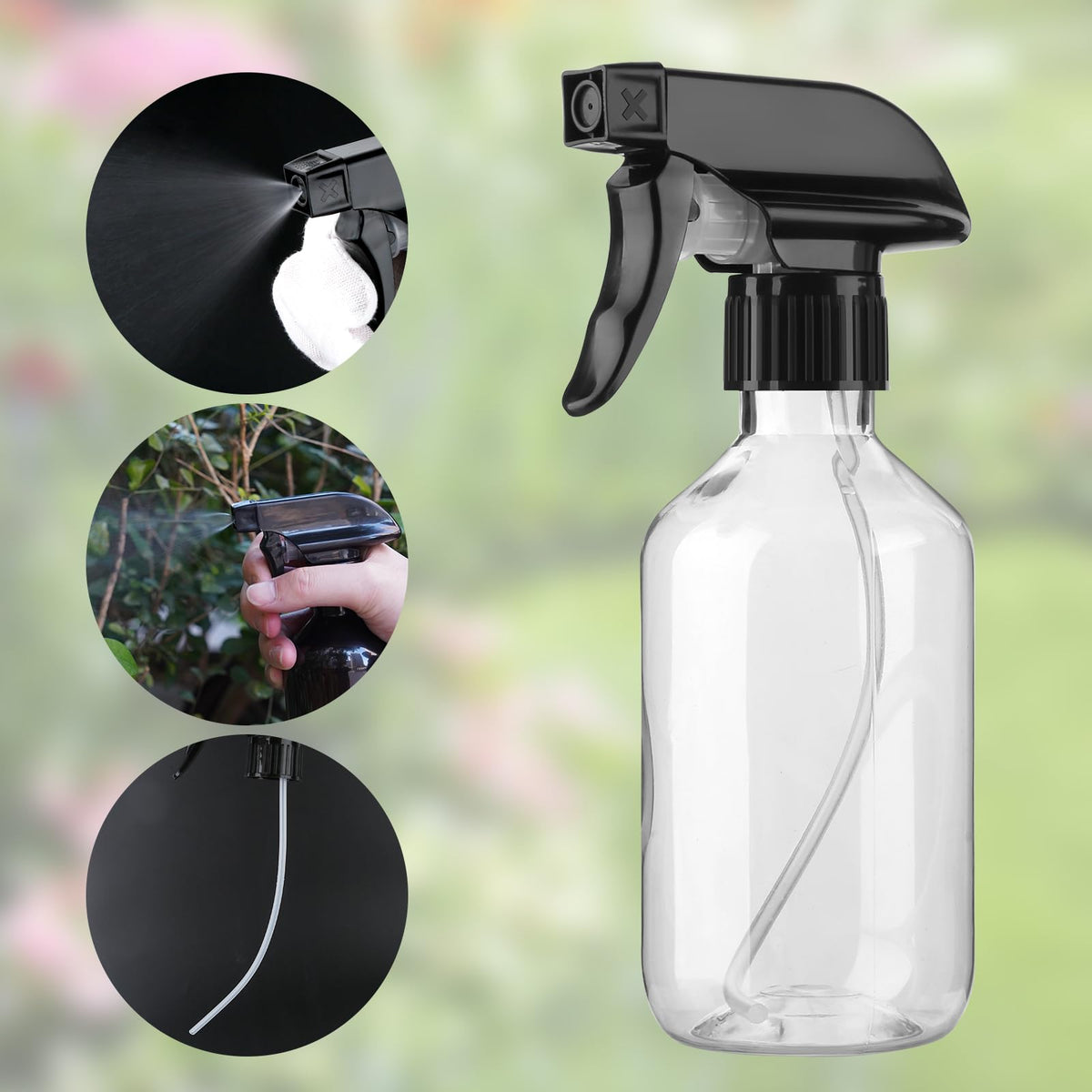 Arkeiliy in-use by stylist misting hair for even product application and precise styling