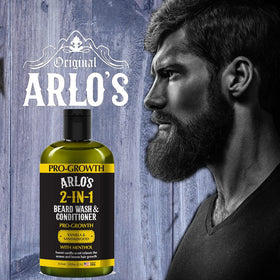 Arlo's bottle label close-up highlighting ingredients and scent