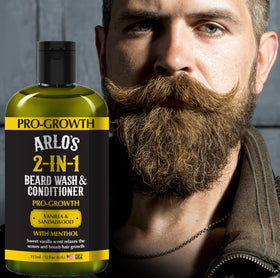 Arlo's close-up foam texture illustrating rich cleansing lather