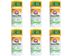 Arm & Hammer essentials deodorant front view showing label and pack benefit
