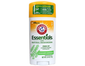Arm & Hammer essentials deodorant close-up of stick texture and smooth finish