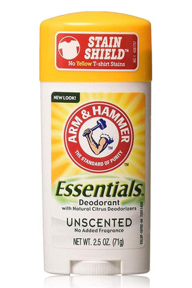 Arm & Hammer front packaging showing unscented aluminum-free benefit