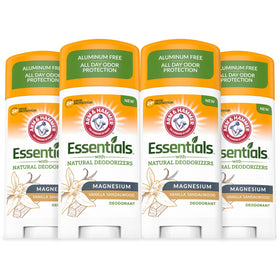 Arm & Hammer Essentials front packaging showing vanilla sandalwood scent and benefits