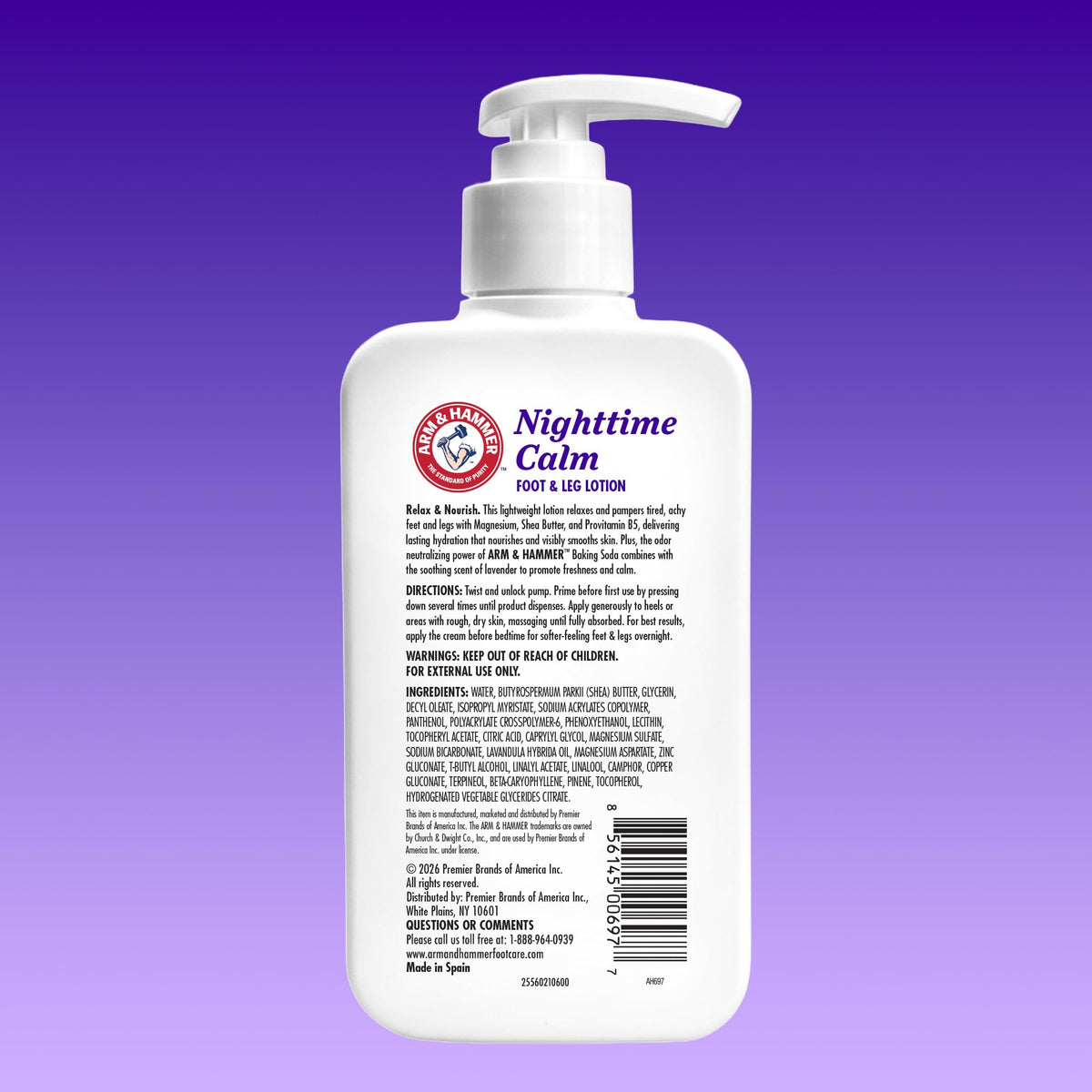 Arm & Hammer pump and cap detail for easy dispensing and mess-free use