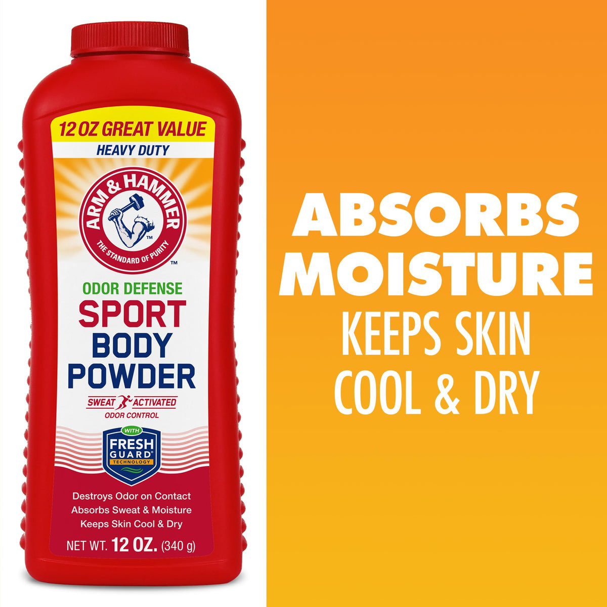 Arm & Hammer bottle held to show ergonomic grip and easy handling