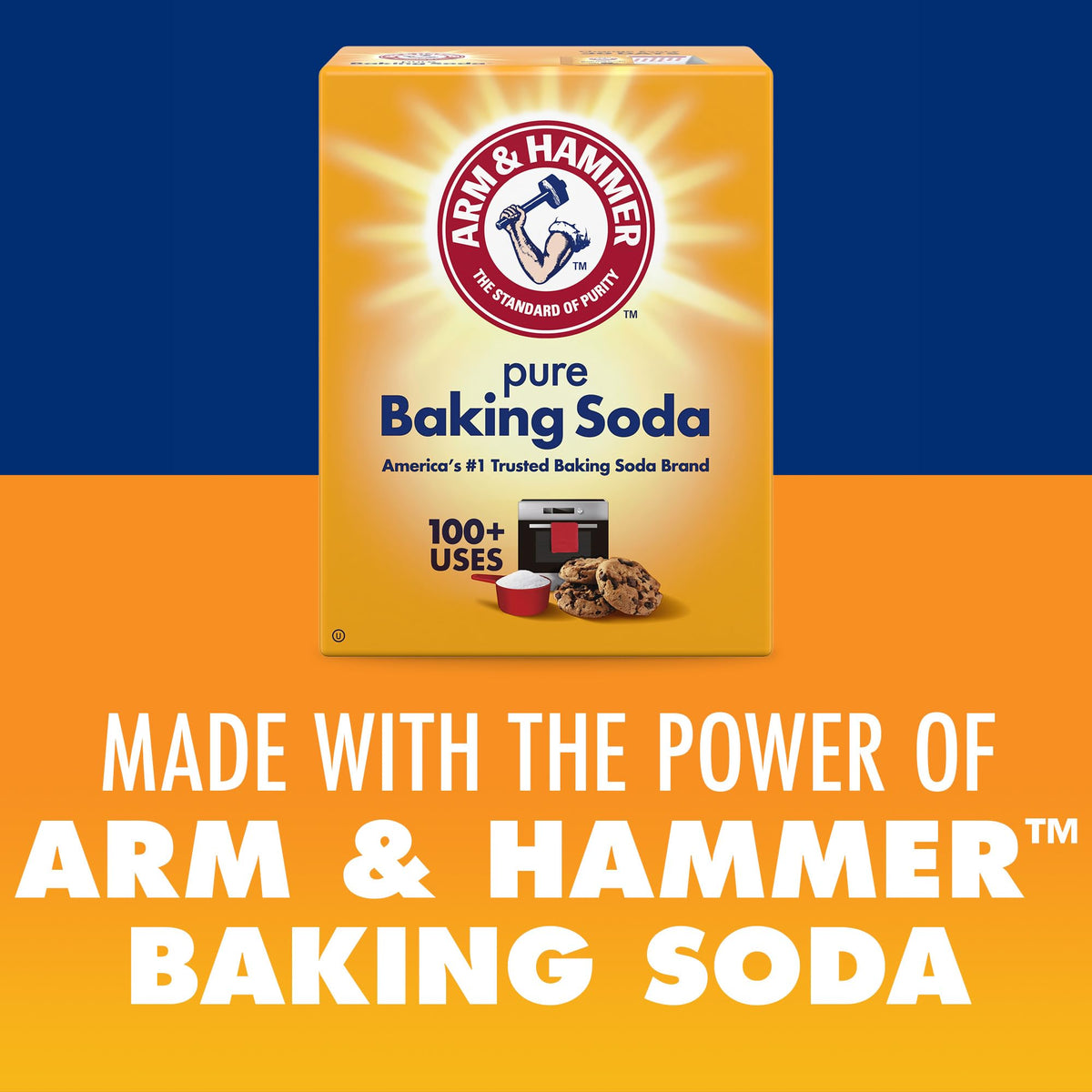 Arm & Hammer bottle inside gym bag for on-the-go freshness