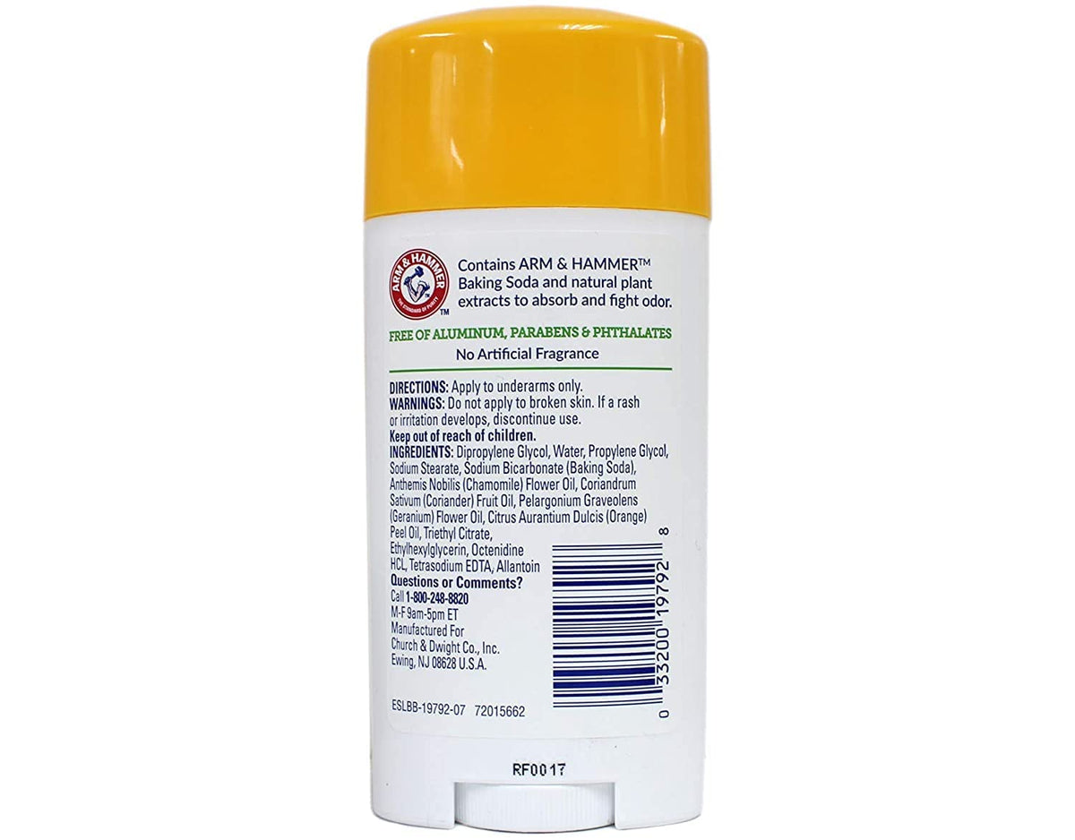 Arm & Hammer stick top view highlighting twist mechanism and easy use