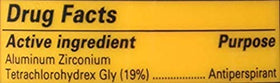 Arm & Hammer Ultramax placed in a gym bag illustrating portable odor and wetness control