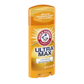 Arm & Hammer Ultramax placed in gym bag implying long-lasting protection during workouts
