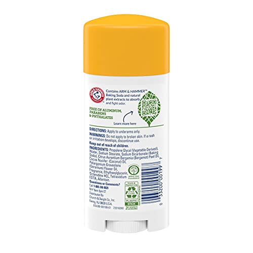 Arm & Hammer close-up of stick texture highlighting smooth application and quick coverage