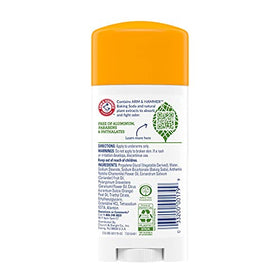Arm & Hammer close-up of oval stick texture highlighting smooth application and moisturizing finish
