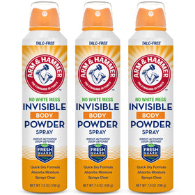 Arm & Hammer front packaging showing 7 oz can and branding benefit convenience