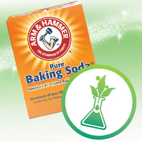 Arm & Hammer label and ingredients panel, emphasizing aluminum-free natural formulation