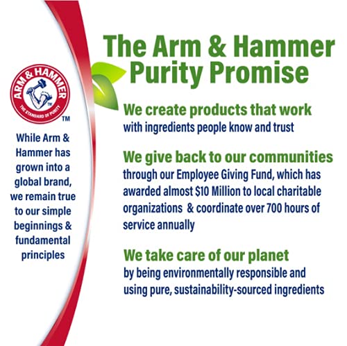 Arm & Hammer six-pack flatlay illustrating stock-up convenience benefit