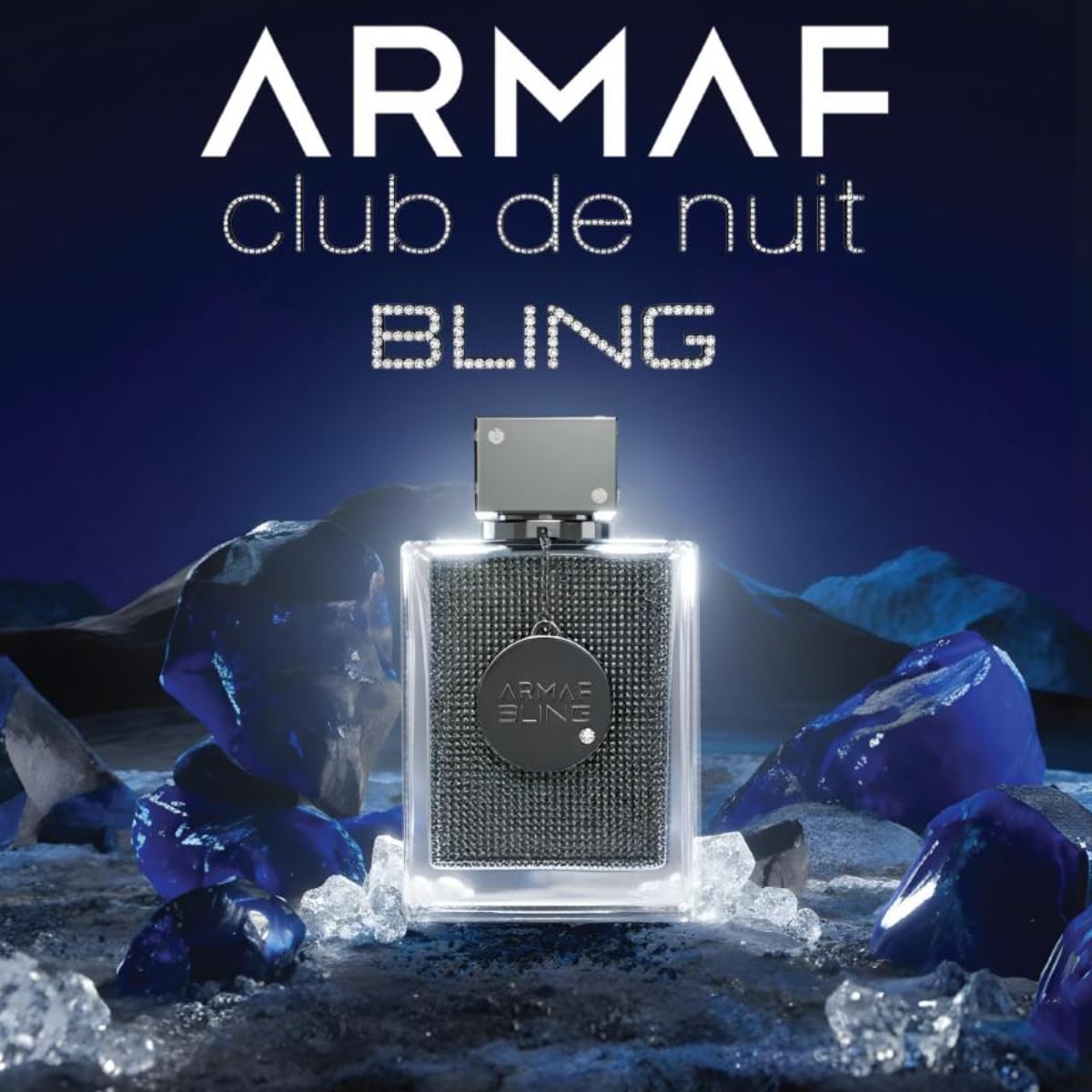 Armaf Club De Nuit Bling in hand size comparison showing travel-friendly 75ml
