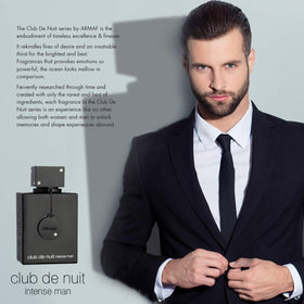 Armaf Club De Nuit Intense ingredient accents hinting at fruity, woody and warm comfort